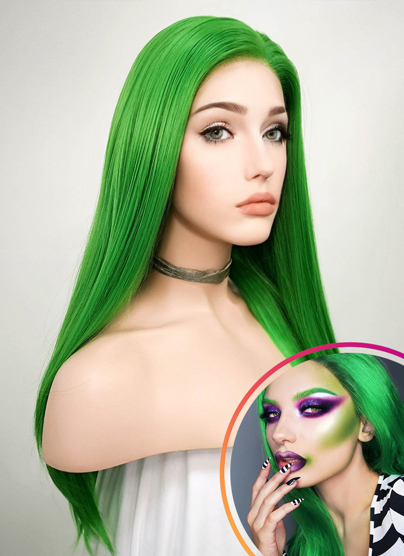 Green wig images best sale