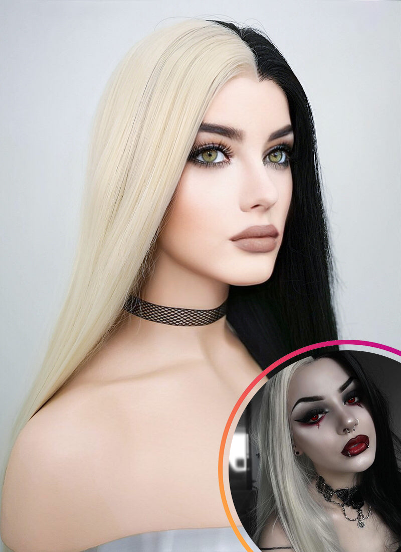 Dye synthetic wig deals black