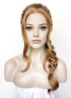 Golden Blonde Braided Lace Front Synthetic Wig LF2507