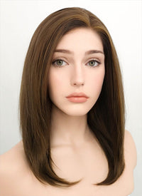 Brunette Straight Lace Front Synthetic Wig LF268