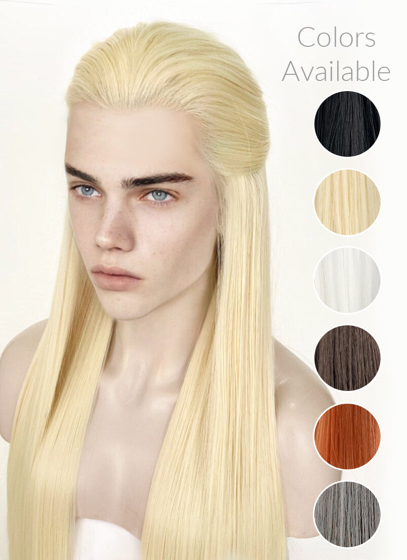 Blonde Straight Lace Front Synthetic Men's Wig LF3270A (Customisable)