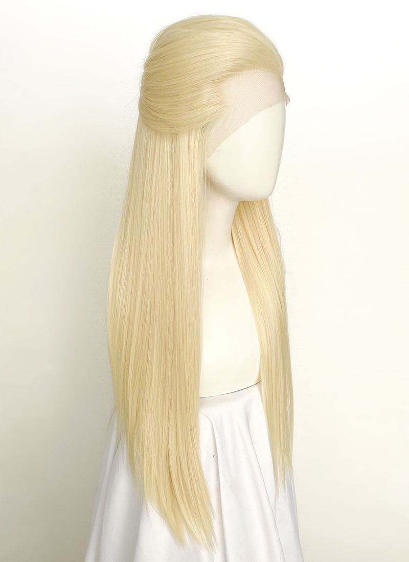 Blonde Straight Lace Front Synthetic Men's Wig LF3270A