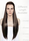 Brunette Straight Lace Front Synthetic Men's Wig LF3270C (Customisable)