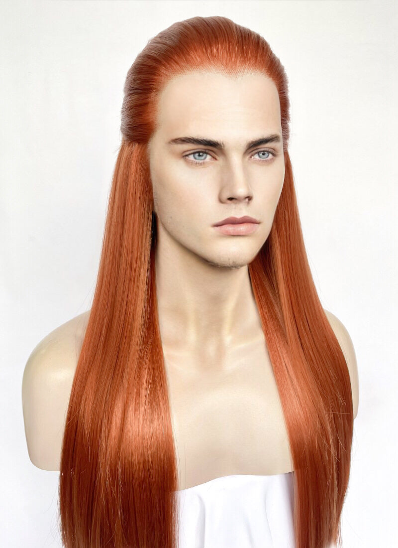 Ginger Straight Lace Front Synthetic Men's Wig LF3270D