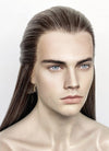 Mixed Brown Straight Lace Front Synthetic Men's Wig LF3270H (Customisable)