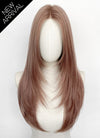 Ash Pink Straight Layered Hush Cut Lace Front Synthetic Hair Wig LF3352