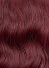 Burgundy Red Wavy Lace Front Synthetic Hair Wig LF3353