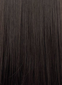 Brunette Straight Layered Hush Cut Lace Front Synthetic Hair Wig LF3355