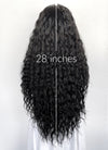 Moana Natural Black Curly Lace Front Synthetic Hair Wig LF3358