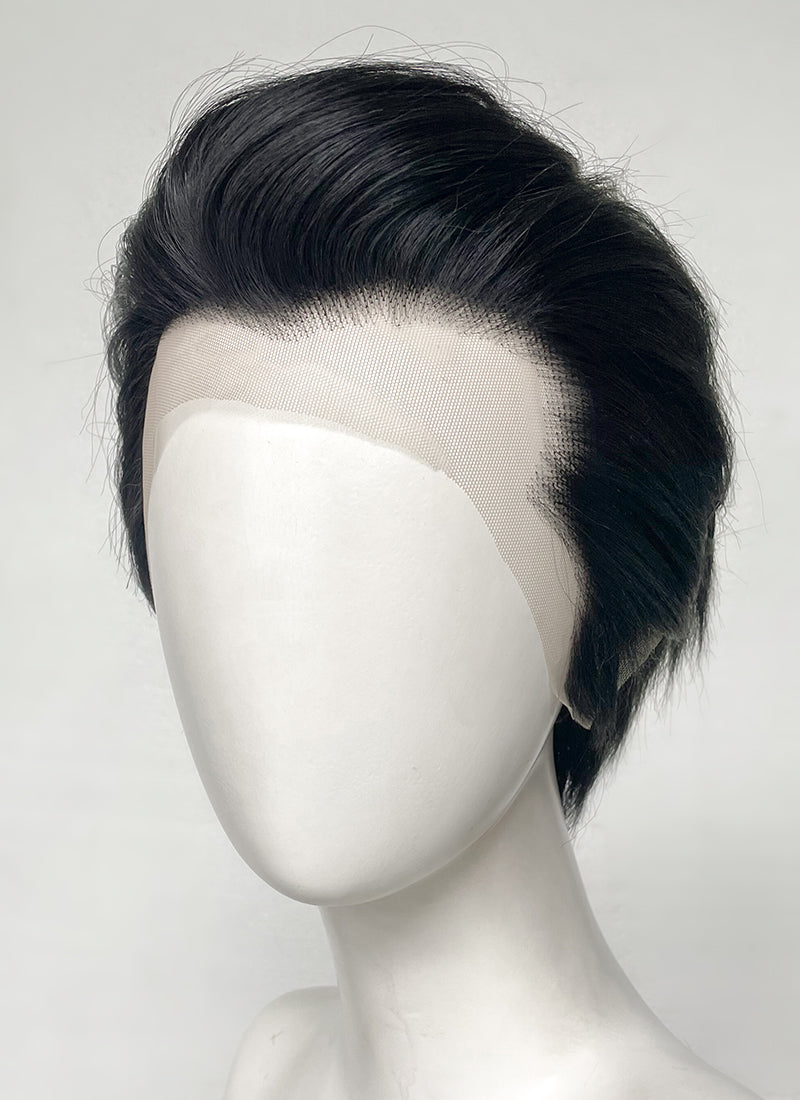 Black elvis wig best sale