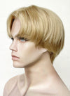 Light Ash Blonde Straight Lace Front Synthetic Men's Wig LF6020