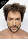 Deadpool & Wolverine Wolverine Brunette Wavy Lace Front Synthetic Men's Wig LF6072