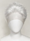 White Wavy Lace Front Synthetic Men's Wig LF6077