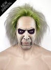 Beetlejuice Grey With Green Roots Wavy Lace Front Synthetic Men's Wig LF6082