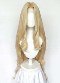 Castlevania Alucard Blonde Wavy Lace Front Synthetic Men's Wig LF6109