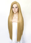 Straight Yaki Blonde Lace Front Synthetic Wig LF701S