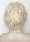 Platinum Blonde Wavy Lace Front Synthetic Men's Wig LF8000 (Customisable)