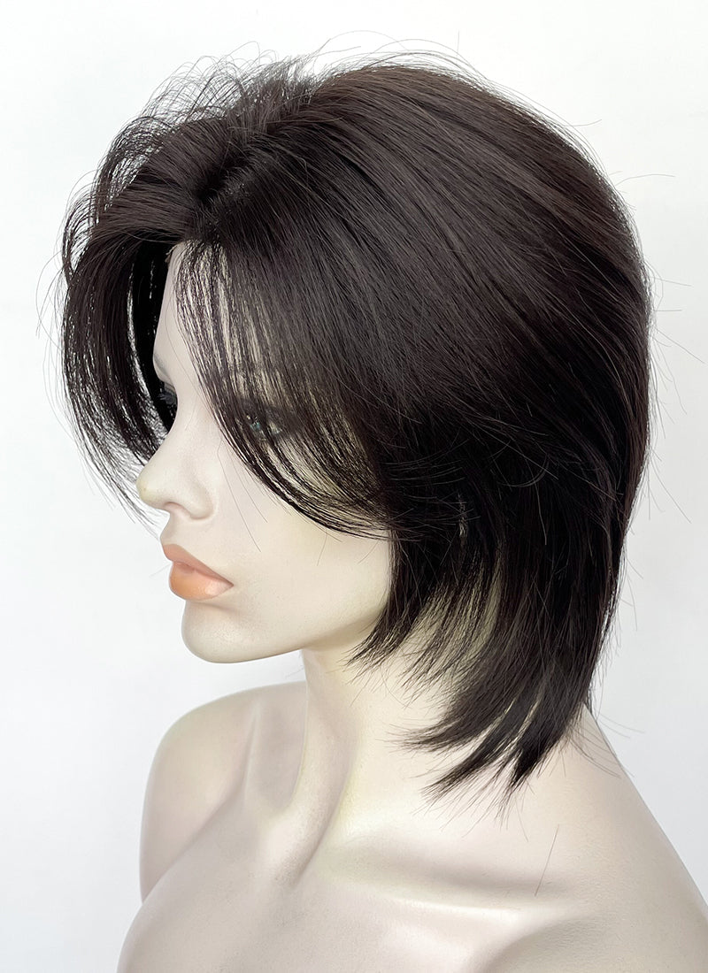 Brunette Straight Lace Front Synthetic Hair Wig LF8001