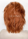 Ginger Wavy Lace Front Synthetic Men's Wig LF8002 (Customisable)