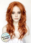 Ginger Wavy Lace Front Synthetic Hair Wig LF8003 (Customisable)