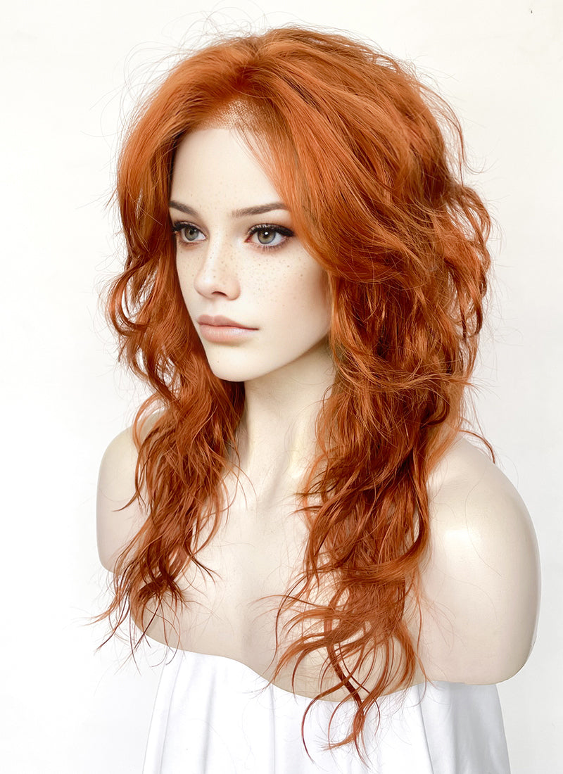 Ginger Wavy Lace Front Synthetic Hair Wig LF8003 (Customisable)