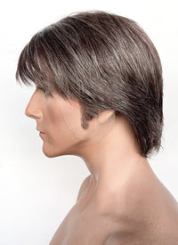 Hannibal Dr. Hannibal Lecter Straight Mixed Brown Lace Front Synthetic Men's Wig LF8006