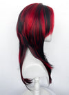 Black Mixed Red Straight Lace Front Synthetic Hair Wig LF8014