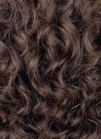 Brunette Curly Lace Front Synthetic Men's Wig LF8017