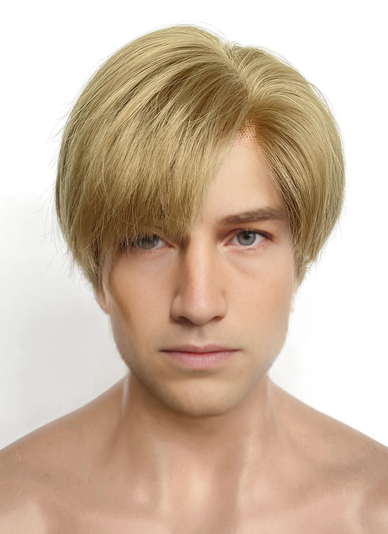 Silent Hill 2 Remake James Sunderland Blonde Straight Lace Front Synthetic Men's Wig LF8034