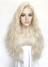 Platinum Blonde Wavy Lace Front Synthetic Wig LFK5560A