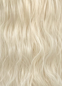 Platinum Blonde Wavy Lace Front Synthetic Wig LFK5560A