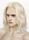 House of the Dragon King Aegon ll Targaryen Platinum Blonde Wavy Lace Front Synthetic Men's Wig LFK5561