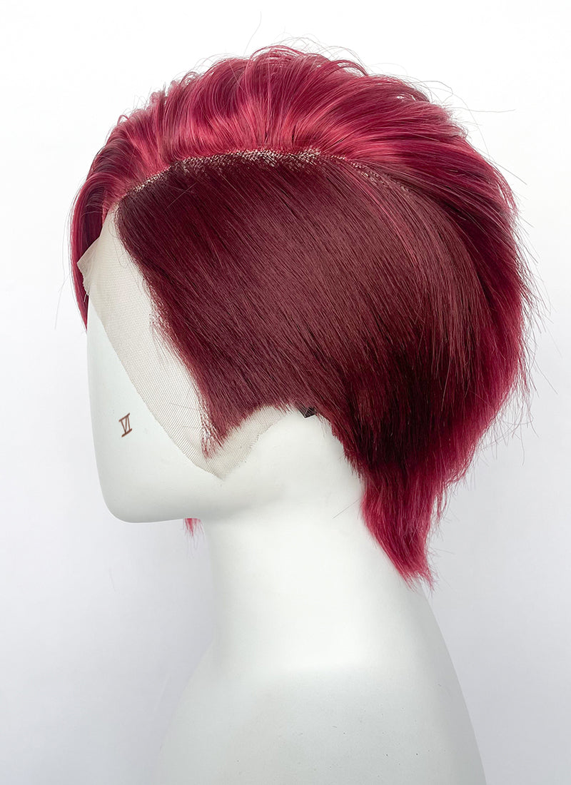 Arcane Vi Two Tone Red Straight Lace Front Synthetic Wig LN6041