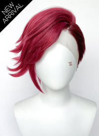 Arcane Vi Two Tone Red Straight Lace Front Synthetic Wig LN6041