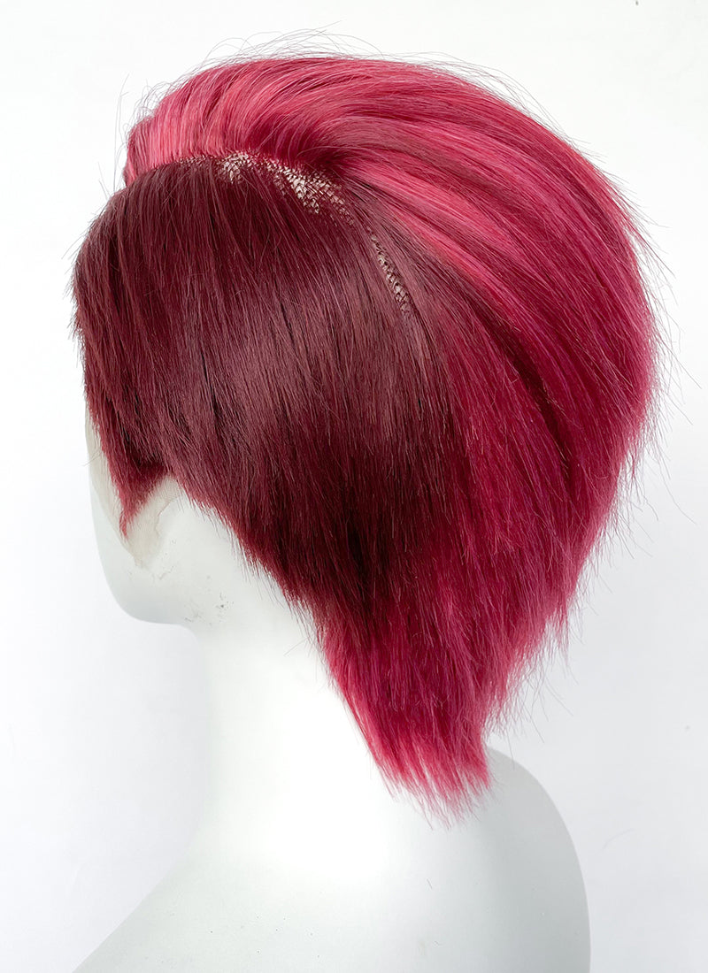 Arcane Vi Two Tone Red Straight Lace Front Synthetic Wig LN6041