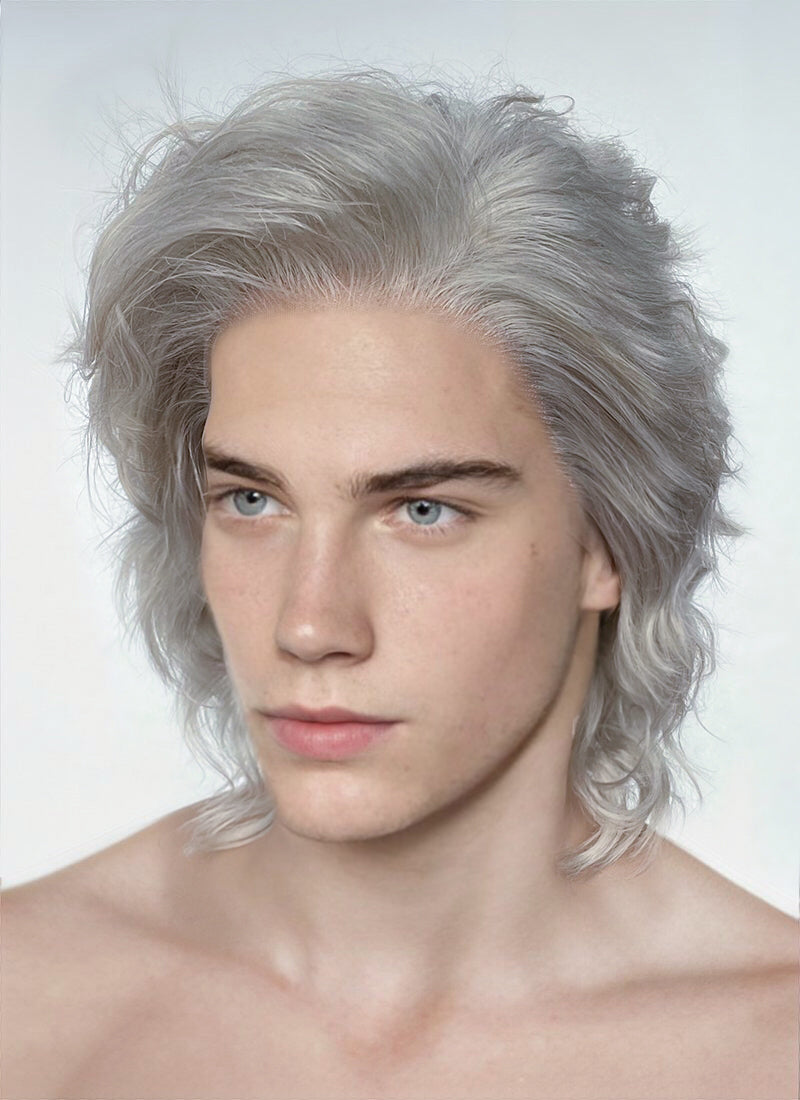 Mens hotsell silver wig