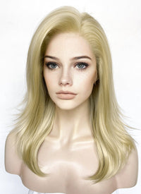Blonde Straight Lace Front Synthetic Wig LW4041