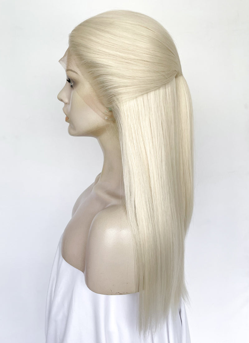 House of the Dragon Aemond Targaryen Platinum Blonde Straight Lace Front Synthetic Men's Wig LW4042