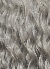 Grey Wavy Lace Front Synthetic Wig LW4043