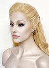 Wicked Glinda Blonde Wavy Lace Front Synthetic Hair Wig LW4048