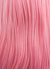 Straight Pastel Pink Lace Front Synthetic Wig LW769C