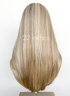 Blonde With Dark Roots Straight Mono Top Lace Wig MN001