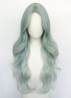 Mint Green Ombre Wavy Synthetic Wig NL083