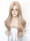 Pale Pink Wavy Synthetic Hair Wig NL089