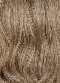 Brown Mixed Blonde With Dark Roots Wavy Synthetic Hair Wig NL1003