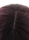 Mixed Purple With Dark Roots Wavy Bob Synthetic Wig NS114