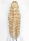 Blonde Wavy Synthetic Hair Wig NS553