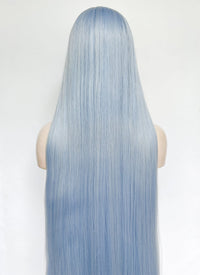 Pastel Blue Straight Synthetic Hair Wig NS558