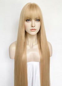 Blonde Straight Synthetic Hair Wig NS560