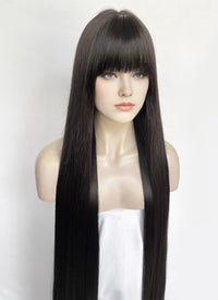 Black Straight Synthetic Hair Wig NS561